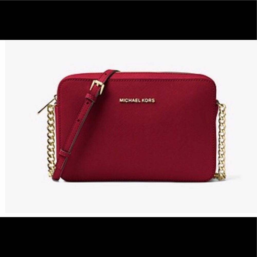 Michael KORS Jet Set Large Leather Crossbody
